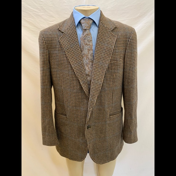 VTG Pendleton Men’s Size 42L Multicolor Houndstooth Sport Coat/Blazer